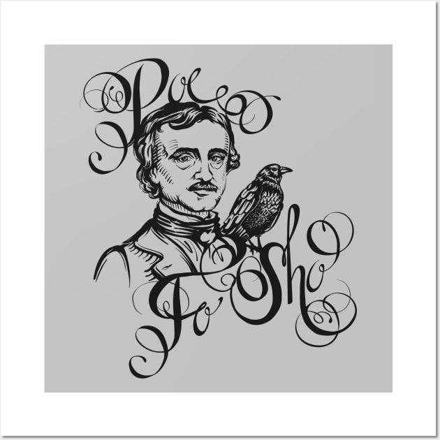 Poe Tattoo Wall Art by kellabell9